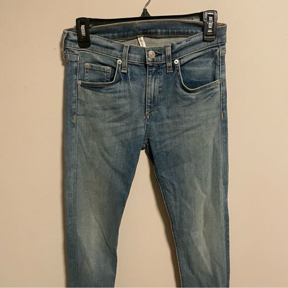 Rag & Bone High Rise Skinny Clean Street Water- Size 27 - Picture 7 of 11